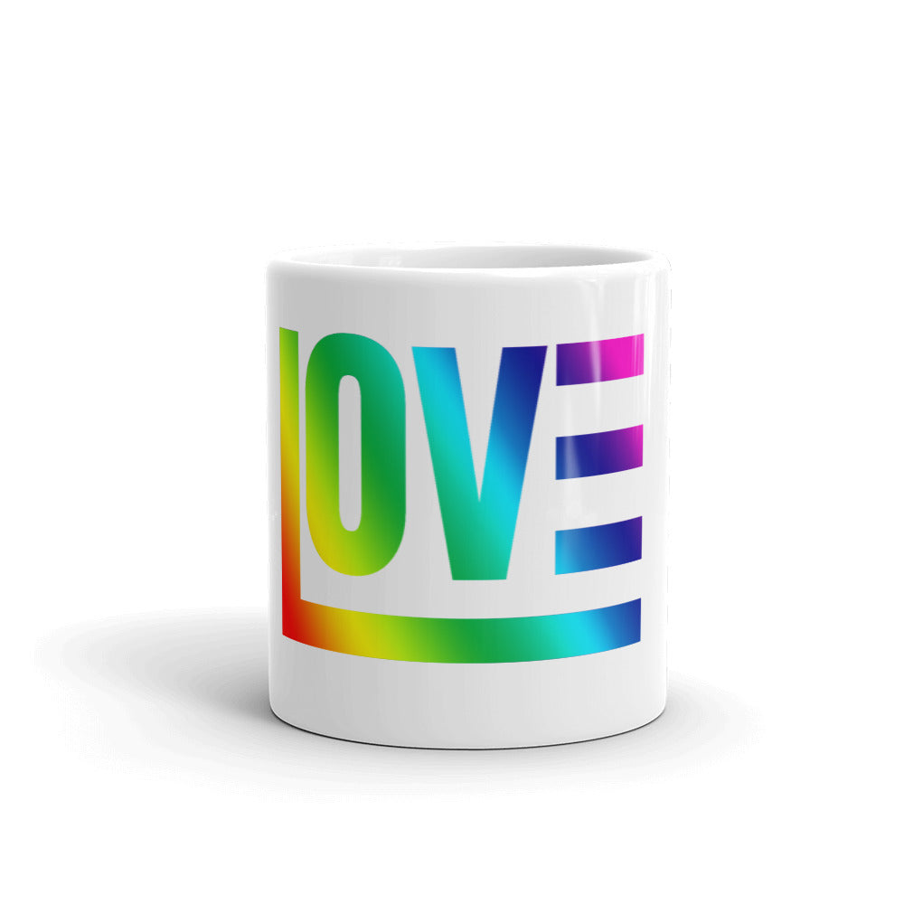 Rainbow Glossy Mug