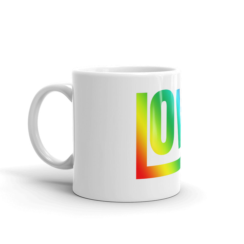 Rainbow Glossy Mug