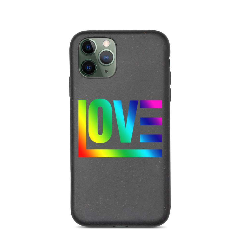 Rainbow Biodegradable phone case