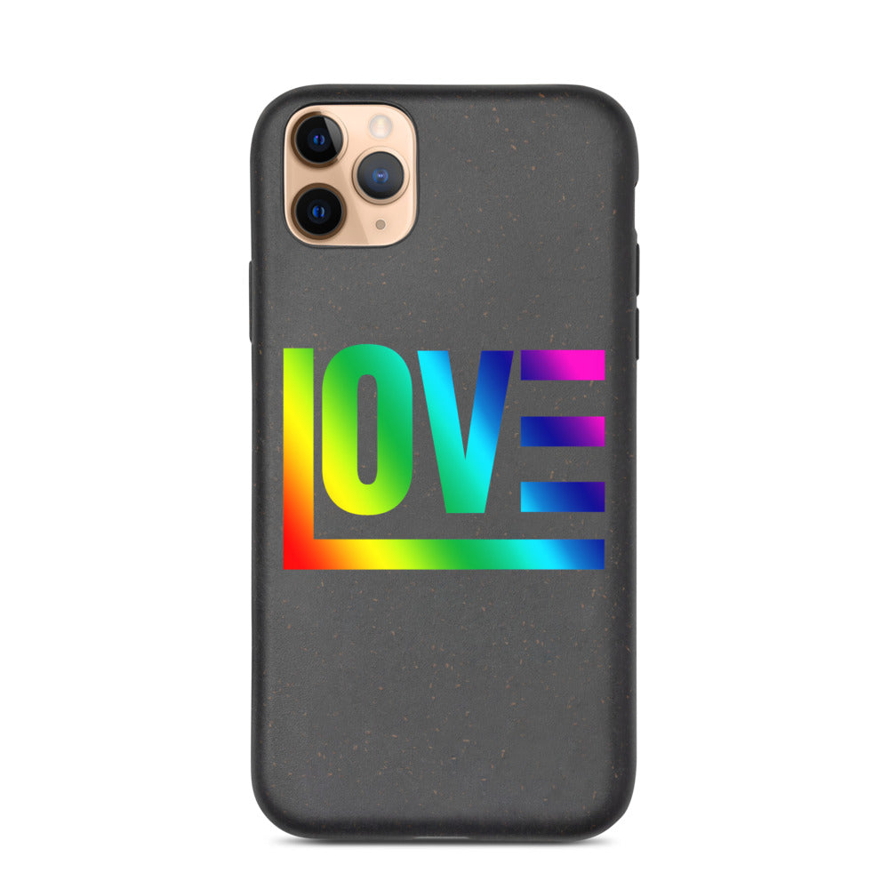 Rainbow Biodegradable phone case