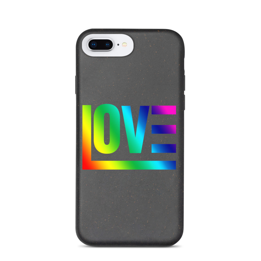 Rainbow Biodegradable phone case