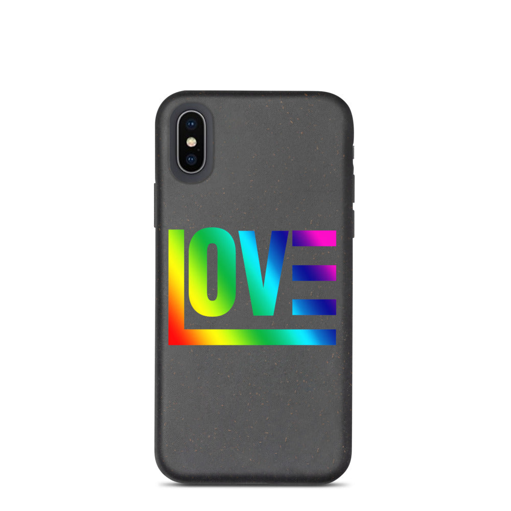 Rainbow Biodegradable phone case