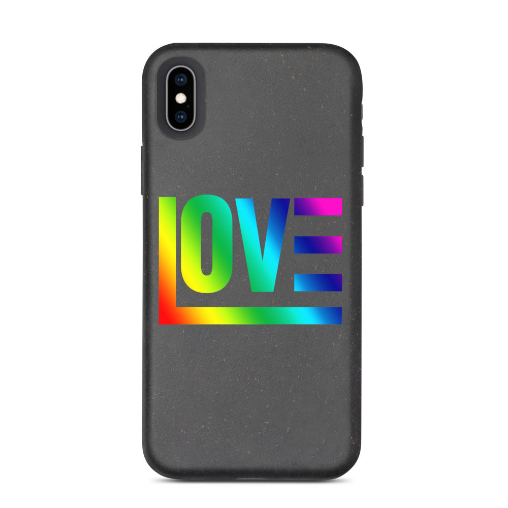 Rainbow Biodegradable phone case