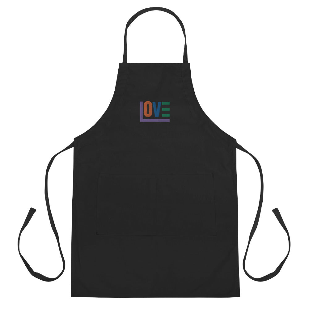 Love Embroidered Apron