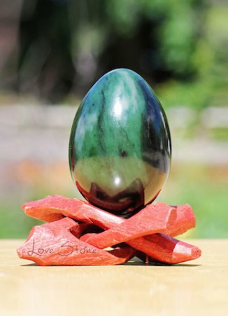 Nephrite Jade Egg “The Queen”